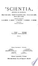 Scientia, rivista di scienza