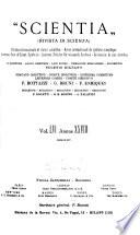 Scientia rivista di scienza