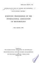 Scientific Proceedings, Tenth General Assembly, Rome, September, 1954