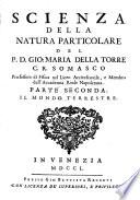 Scienza Della Natura Particolare ... Il Mondo Terrestre