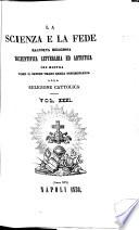Scienza e la fede, raccolta religiosa