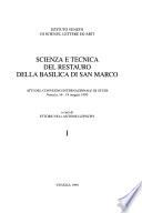 Scienza e tecnica del restauro della Basilica di San Marco