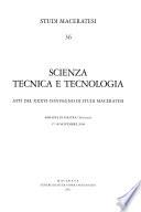 Scienza tecnica e tecnologia