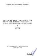 Scienze dell'antichità