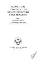 Scopritori e viaggiatori del Cinquecento e del Seicento: Il Cinquecento