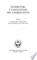 Scopritori e viaggiatori del Cinquecento