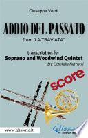 (Score) Addio del passato - Soprano & Woodwind Quintet