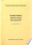 Scritti d'Africa