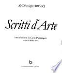Scritti d'arte