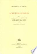 Scritti dell’esilio, vol. I