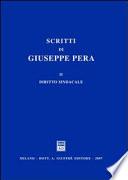 Scritti di Giuseppe Pera