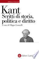 Scritti di storia, politica e diritto