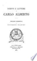 Scritti e lettere di Carlo Alberto
