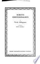 Scritti esistenzialisti