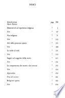 Scritti filosofici e religiosi