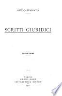 Scritti giuridici