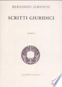 Scritti giuridici