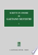 Scritti in onore di Gaetano Silvestri