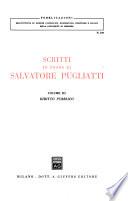 Scritti in onore di Salvatore Pugliatti: Diritto pubblico