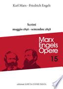 Scritti. Maggio 1856-settembre 1858