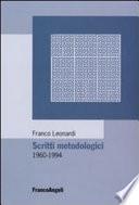 Scritti metodologici 1960-1994