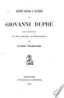 Scritti minori e lettere