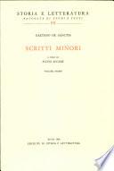Scritti minori