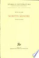 Scritti minori, vol. II