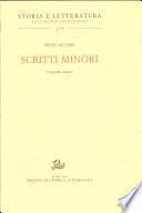 Scritti minori, vol. III