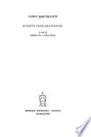 Scritti petrarcheschi