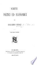 Scritti politici ed economici. vol. 1
