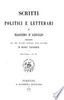 Scritti postumi di Massimo d'Azeglio