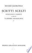 Scritti scelti