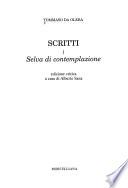 Scritti: Selva di contemplazione