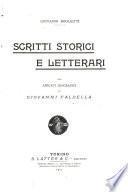 Scritti storici e letterari