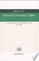 Scritti su Cavalcanti e Dante