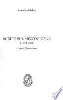 Scritti sul Mezzogiorno (1954-2001)