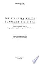 Scritti sulla musica popolare siciliana