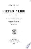 Scritti verri, ordinati da Giulio Carcano, e preceduti da un saggio civile sopra l'autore per Vincenzo Salvagnoli