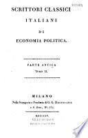 Scrittori classici italiani di economia politica