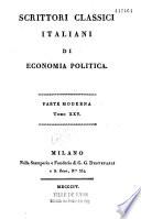 Scrittori classici italiani di economia politica