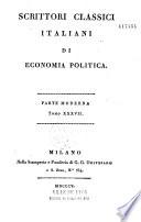 Scrittori classici italiani di economia politica