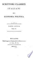 Scrittori classici italiani di economica politica