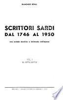 Scrittori sardi dal 1746 al 1950, con notizie storiche e letterarie dell'epoca