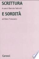 Scrittura e sordità