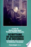 Scritture di desiderio e di ricordo