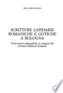 Scritture lapidarie romaniche e gotiche a Bologna