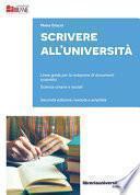 Scrivere all'Università