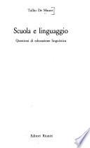 Scuola e linguaggio
