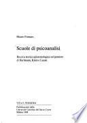 Scuole di psicoanalisi